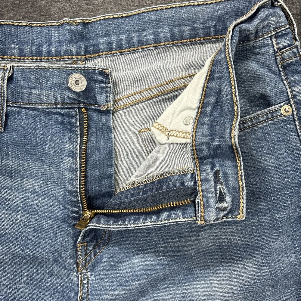 Levi's 511 Jeans Mens FIT-33x29 TAG- 33x30 Slim Fit Blue Denim Straight Cowboy